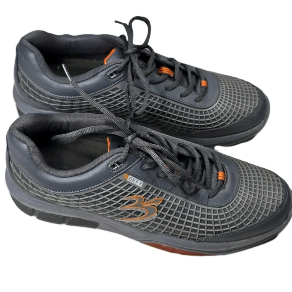 Gravity Defyer Men's TB9011MGO-M Gray Orange Athletic Shoes Size 14.5‎